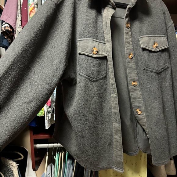 Billabong shacket women’s vintage black / dark gray. Size XS. Fits like a sm. - Picture 2 of 4